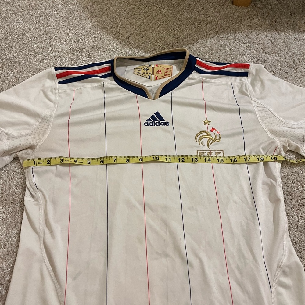 Adidas France 2010 Away World Cup Jersey Men’s Size Medium Soccer - Picture 4 of 12